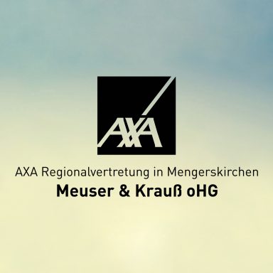 Logo der Versicherung "AXA" Regionalvertretung Mengerskirchen "Meuser & Krauß oHG"