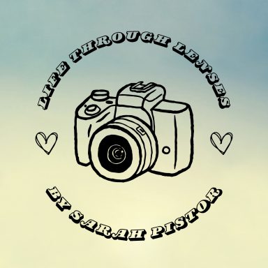 Logo von Sarah Pistor mit einer Grafik von einer Kamera.