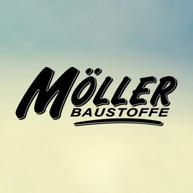 Logo von Möller Baustoffe mit stilisiertem Schriftzug.
