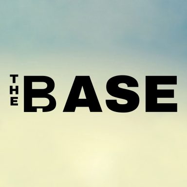 Logo "THE BASE" als Schriftzug