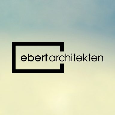Logo von Ebert Architekten in minimalistischer Schrift.